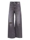 Our Legacy Wide Leg Trousers Five-pocket Style In Gray