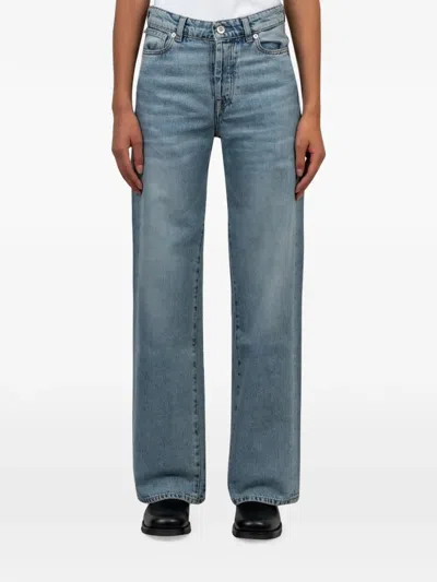 Our Legacy Treble-cut Faded-effect Jeans In Black