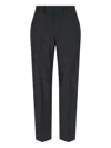 Our Legacy High-waisted Wool Chino Trousers With Straight Fit In Grey