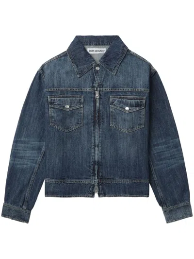 Our Legacy Blue Trucker Denim Jacket