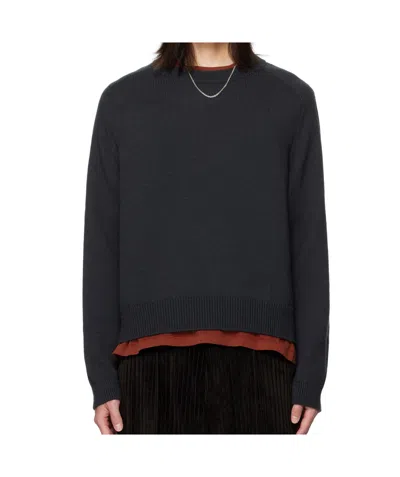 Our Legacy True Crewneck Jumper In Black