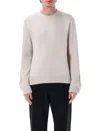 Our Legacy Round Neck Sweater Raglan Sleeves In Neutral
