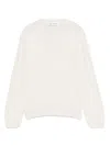 Our Legacy Round Neck Sweater Raglan Sleeves In Neutrals