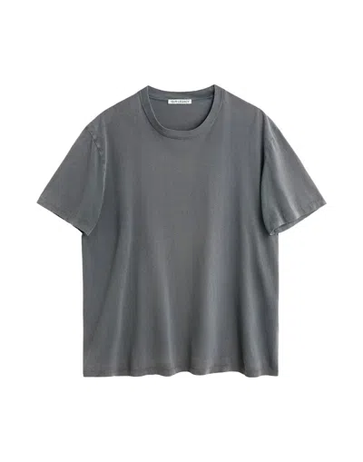 Our Legacy Mens Worn Black Boxy Short-sleeve Cotton-jersey T-shirt In Gray