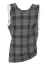 Our Legacy Checkered Tank Top In Gray