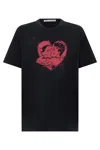 Our Legacy Mens Love Story Print Loose Love Graphic-print Cotton T-shirt In Black