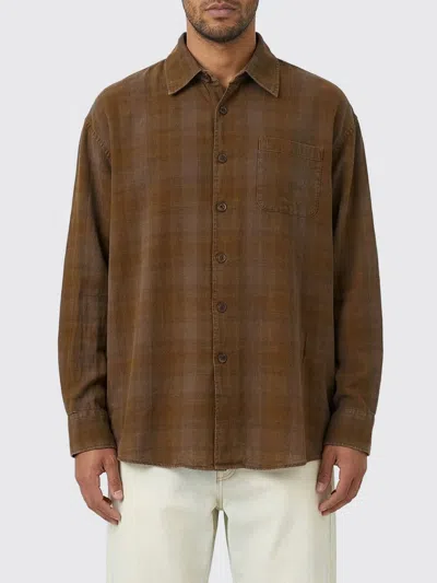 Our Legacy Mens Dakota Flannel Check Checked Relaxed-fit Cotton Shirt In Brown