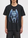 Our Legacy Mens Fallen Angel Print Graphic-print Cotton T-shirt In Black