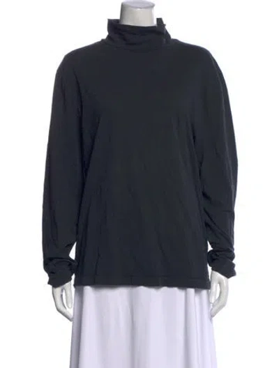 Pre-owned Our Legacy Turtleneck Long Sleeve Top In Blue
