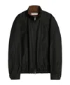 Our Legacy Twill Bomber Jacket In Black