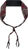Our Legacy Paisley-print Twisted Scarf
