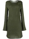 Our Legacy Two Face Dress In Grün
