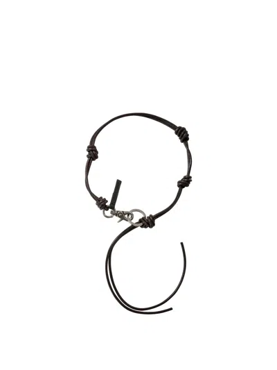 Our Legacy Udon Ladon Key Holders & Charms Brown In Black