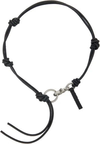 Our Legacy Udon Ladon Necklace In Black