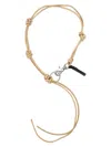 Our Legacy Leather Necklaces In Neutrals