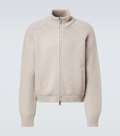 Our Legacy Ultra Wool Zip-up Cardigan In Gray