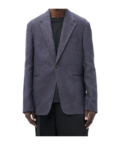 Our Legacy Unconstructed Shinjuku Blazer In Burgunderrot
