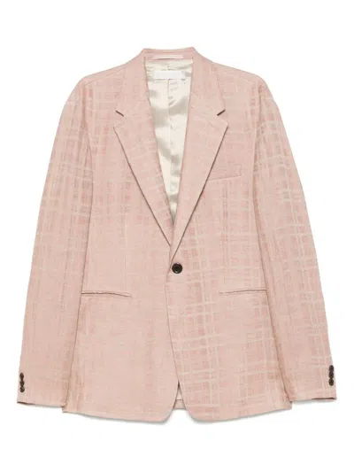 Our Legacy Unconstructed Shinjuku Blazer Clothing In Hammock Check Crumpled Linen