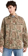 Our Legacy Uniform Jacket In Spotting Rose Seventies Sateen