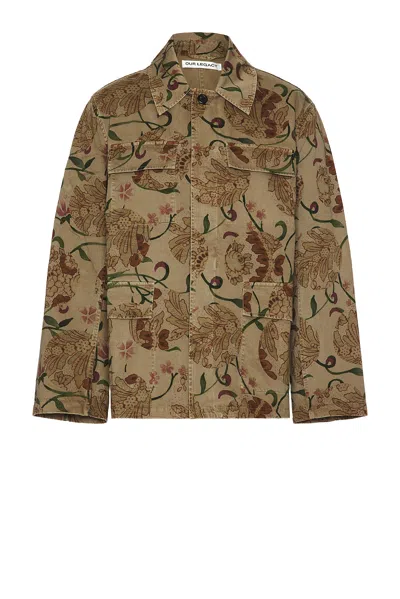 Our Legacy Uniform Jacket In Spotting Rose