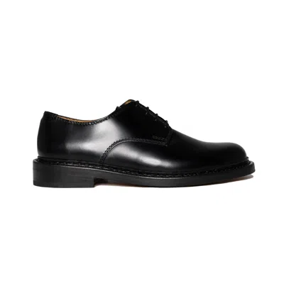 Our Legacy Uniform Parade Shoes In Black Leather In Nero