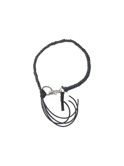Our Legacy Unisex 100% Cow Leather Bijoux Accessory In Black
