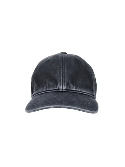 Our Legacy Unisex Field Sateen Hat In Black