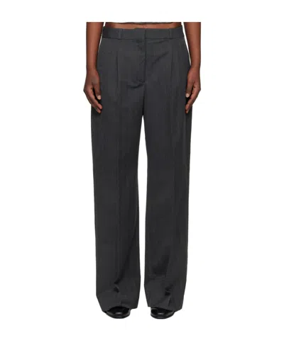 Our Legacy Universe Belt Loop Casual Pants In Gray