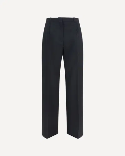 Our Legacy Universe Pleated Wool Trousers In Black