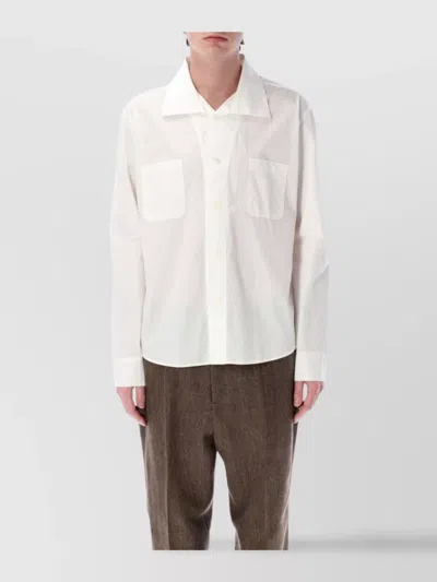 Our Legacy Utility Shirt Featuring Chest Pockets In White
