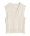 Our Legacy V-neck Cotton Vest In White