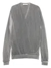 Our Legacy V-neck Sweater In Gray