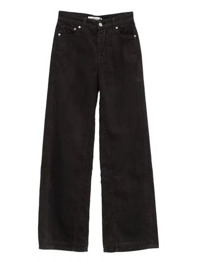 Our Legacy Vast Cut Button-fastening Trousers In Brown