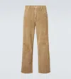 Our Legacy Vast Cut Cotton Corduroy Wide-leg Pants In Neutral