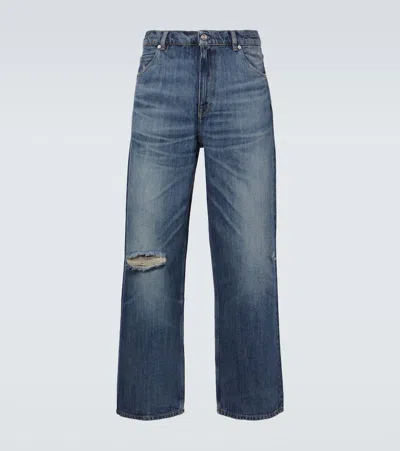 Our Legacy Vast Cut High-rise Wide-leg Jeans In Blue
