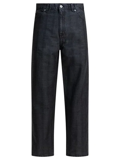 Our Legacy Straight Leg Denim Trousers Pockets In Blue