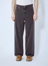 Our Legacy Brown Faded Jeans In Denim In Brown