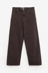 Our Legacy Straight-leg Faded Jeans In Brown