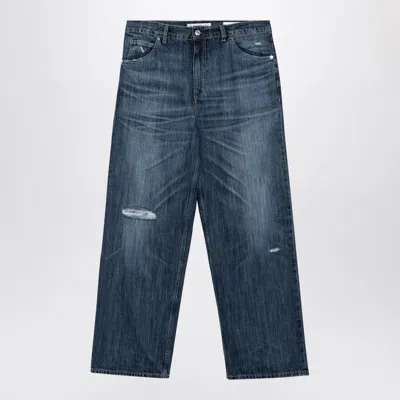 Our Legacy Vast Cut Jeans In Washed Denim In Blue