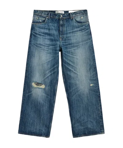 Our Legacy Vast Cut Ripped Jeans In Blue