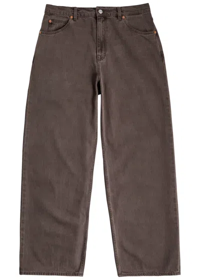 Our Legacy Vast Cut Wide-leg Denim Jeans In Brown