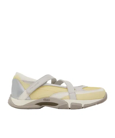 Our Legacy Velcro Low-cut Skate Shoes In Nude