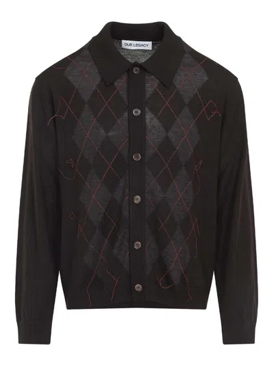 Our Legacy Evening Polo In Gray