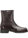 Our Legacy Vibram Sole Zip Boots Truck In Brown