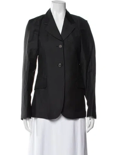 Pre-owned Our Legacy Virgin Wool Blazer In Gray