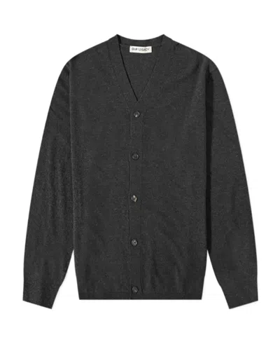 Our Legacy Virgin Wool Cardigan In Black