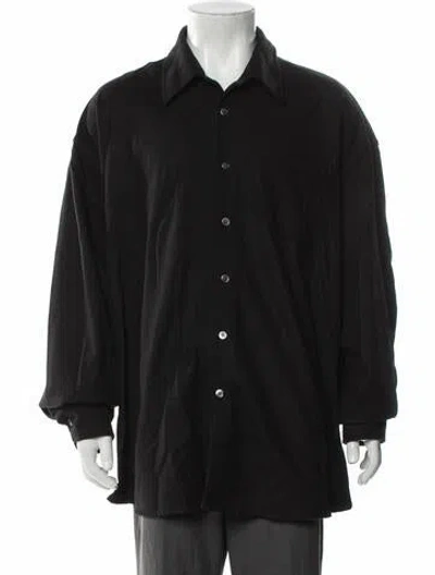 Pre-owned Our Legacy Virgin Wool Long Sleeve Shirt In Gray