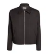 Our Legacy Zip-front Textured Jacket In Brown