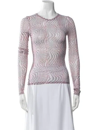 Pre-owned Our Legacy Virgin Wool Patterned Top In Multicolor