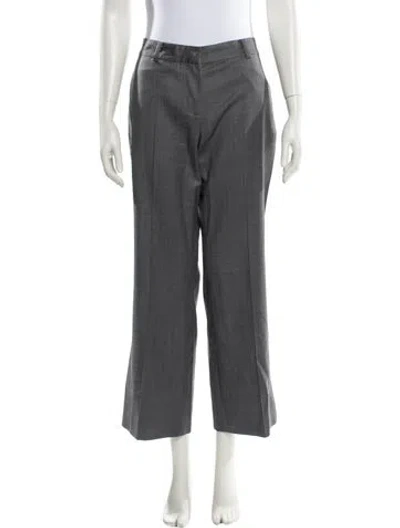 Pre-owned Our Legacy Virgin Wool Wide Leg Pants In Gray